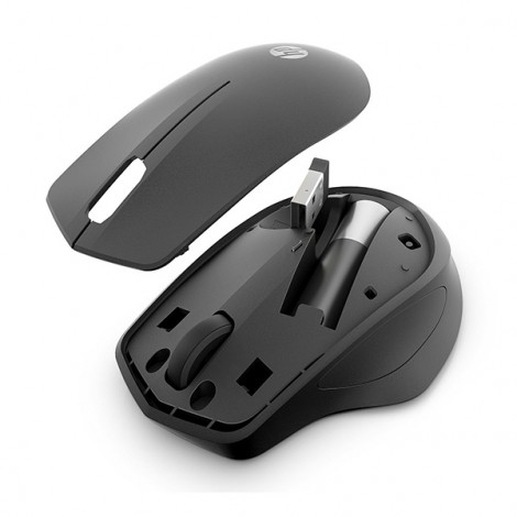 Mysz bezprzewodowa, HP 285 Silent Wireless Mouse, black, optyczna, 1200DPI