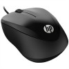 Mysz przewodowa, HP USB Travel Mouse, czarna, optyczna, 1000DPI