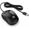 Mysz przewodowa, HP USB Travel Mouse, czarna, optyczna, 1000DPI