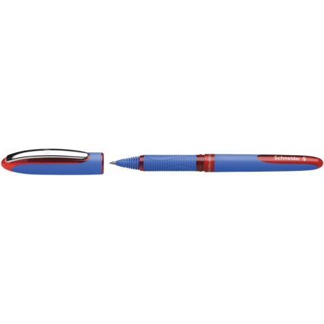 Pióro kulkowe SCHNEIDER One Hybrid C, 0,3 mm, czerwony