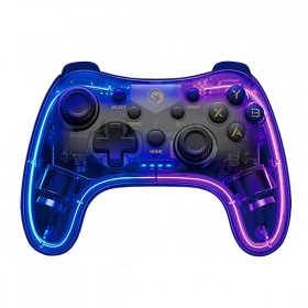 Gamepad Marvo GHOST 40, bezprzewodowy, 17przycisk, przezroczysty