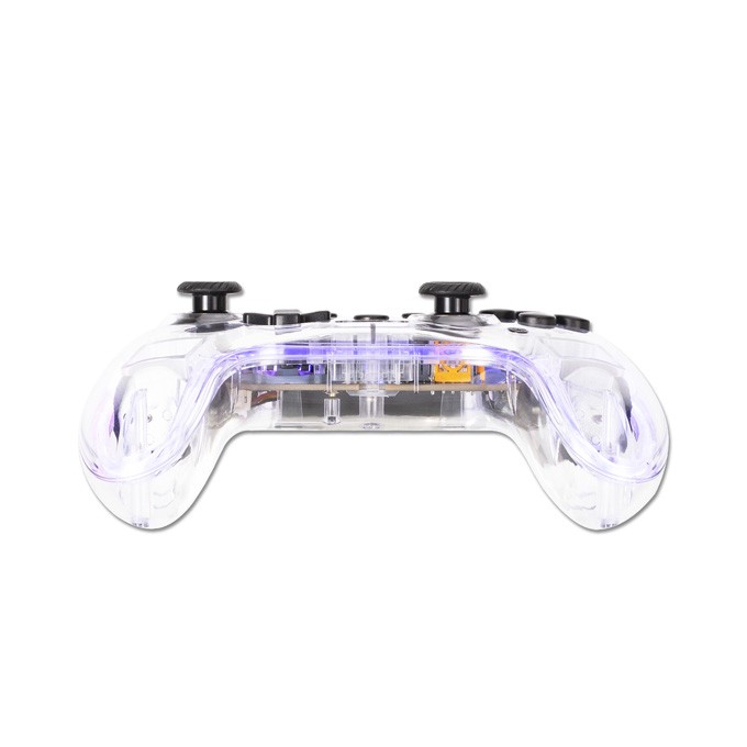 Gamepad Marvo GHOST 40, bezprzewodowy, 17przycisk, przezroczysty