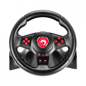 Kierownica Marvo GT-903, kierownica z pedałami i dźwignią zmiany biegów, 16przycisk, USB, czarny
