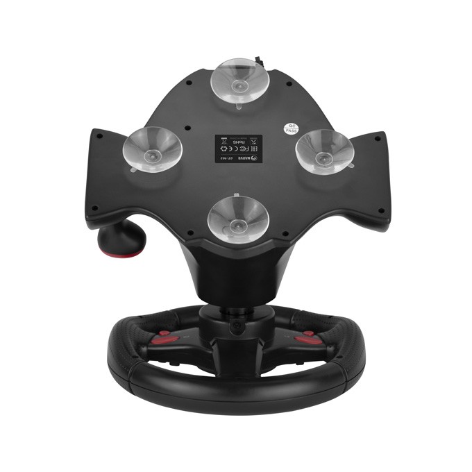 Kierownica Marvo GT-903, kierownica z pedałami i dźwignią zmiany biegów, 16przycisk, USB, czarny
