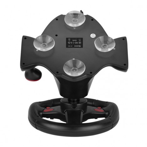 Kierownica Marvo GT-903, kierownica z pedałami i dźwignią zmiany biegów, 16przycisk, USB, czarny Kierownica Marvo GT-903, kierownica z pedałami i dźwignią zmiany biegów, 16przycisk, USB, czarny