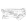 A4Tech FG1012, Zestaw klawiatur z myszą optyczną bezprzewodową, AA, CZ, klasyczna, 2.4 [Ghz], bezprzewodowa, biała