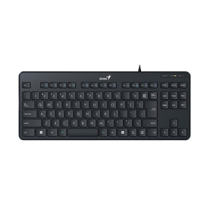 Genius LuxeMate 110, klawiatura CZ/SK, klasyczna, cicha rodzaj przewodowa (USB), czarna, nie
