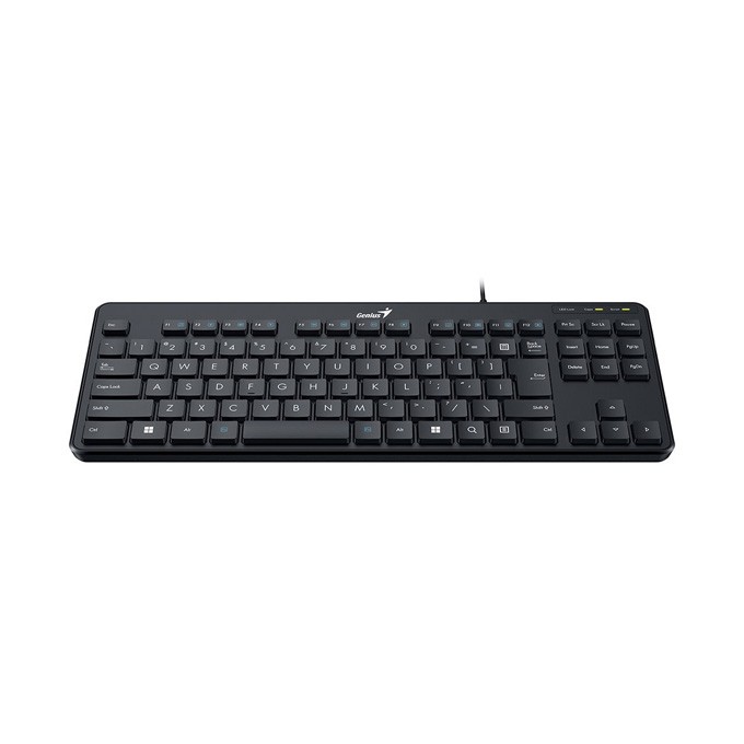 Genius LuxeMate 110, klawiatura CZ/SK, klasyczna, cicha rodzaj przewodowa (USB), czarna, nie