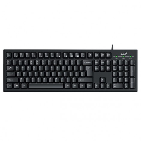Genius KM-100SE COPILOT, zestaw klawiatura z optyczną myszką, CZ/SK, przewodowa (USB), czarna