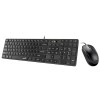 Genius SlimStar C126 COPILOT, zestaw klawiatura z optyczną myszką, CZ/SK, przewodowa (USB), czarna, niski profil