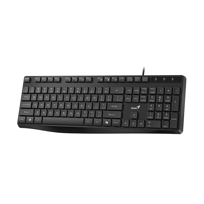 Genius KB-117S COPILOT, klawiatura CZ/SK, klasyczna, przewodowa (USB), czarna