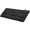 Genius KB-100XP, klawiatura CZ/SK, klasyczna, wodoodporna rodzaj przewodowa (USB), czarna, ergo podkładka pod 