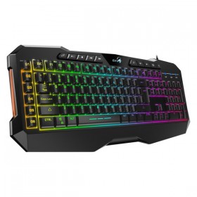 Genius GX GAMING Scorpion K11 Pro, klawiatura CZ/SK, do gry, programowalne klawisze rodzaj przewodowa (USB), czarna, 