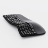 Powerton LANA, Klawiatura ergonomiczna CZ/SK, przewodowa (USB), czarna