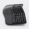 Powerton LANA, Klawiatura ergonomiczna CZ/SK, przewodowa (USB), czarna