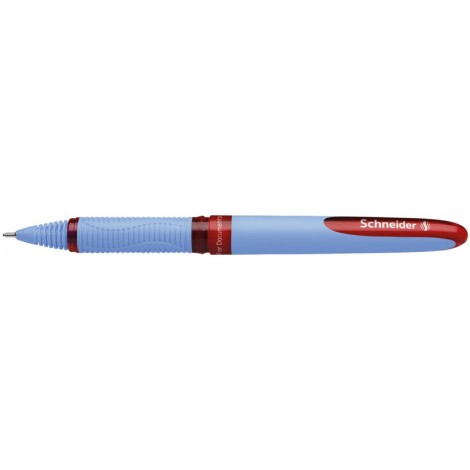 Pióro kulkowe SCHNEIDER One Hybrid N, 0,3 mm, czerwony