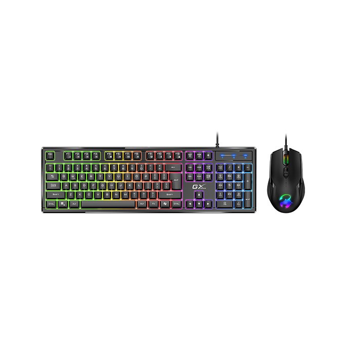 Genius GX GAMING Scorpion KM-GX6, Zestaw klawiatur CZ/SK, do gry, przewodowa (USB), czarna