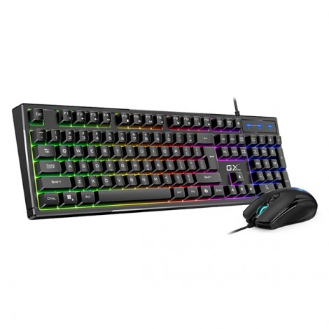 Genius GX GAMING Scorpion KM-GX6, Zestaw klawiatur CZ/SK, do gry, przewodowa (USB), czarna Genius GX GAMING Scorpion KM-GX6, Zestaw klawiatur CZ/SK, do gry, przewodowa (USB), czarna
