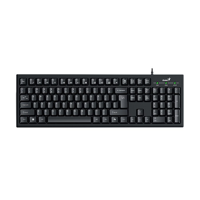 Genius Smart KB-100 COPILOT, klawiatura CZ/SK, klasyczna, przewodowa (USB), czarna