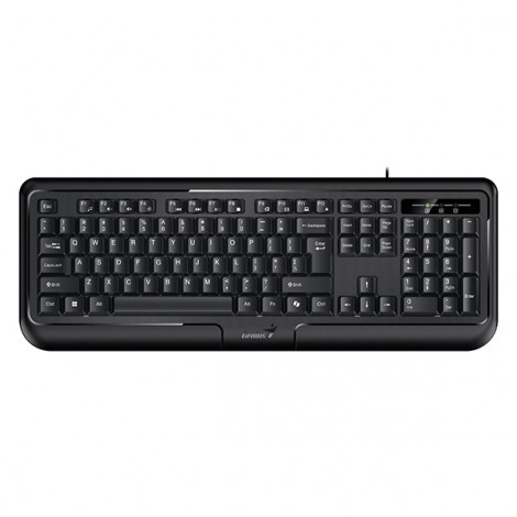Genius KB-118 II COPILOT, klawiatura CZ/SK, klasyczna, wodoodporny rodzaj przewodowa (USB), czarna