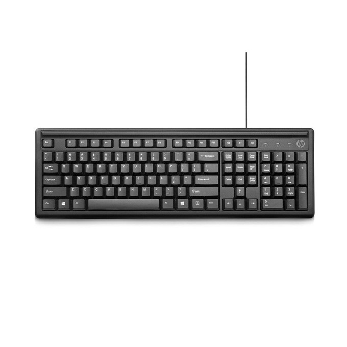HP 100, Klawiatura CZ, klasyczna, USB, czarna