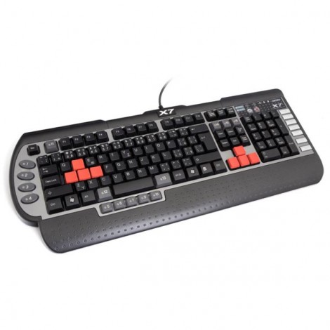 A4Tech G800V, klawiatura CZ, do gry, wodoodporny rodzaj przewodowa (USB), czarna A4Tech G800V, klawiatura CZ, do gry, wodoodporny rodzaj przewodowa (USB), czarna