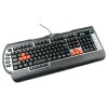 A4Tech G800V, klawiatura CZ, do gry, wodoodporny rodzaj przewodowa (USB), czarna