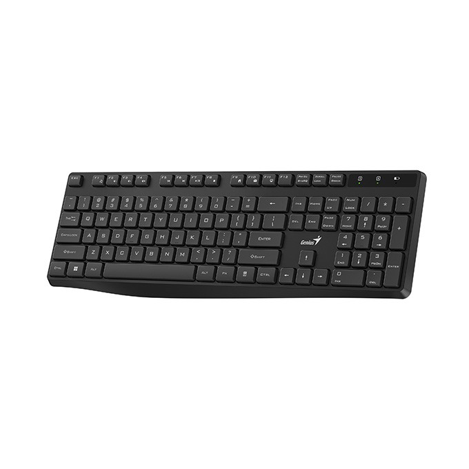 Genius KB-7200, klawiatura AAA, CZ/SK, 2.4 [Ghz], bezprzewodowa, czarna