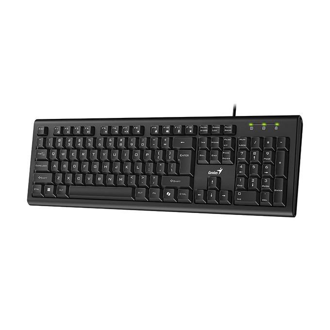 Genius KB-113 COPILOT, klawiatura CZ/SK, klasyczna, przewodowa (USB), czarna