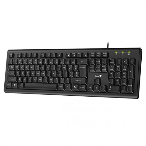 Genius KB-113 COPILOT, klawiatura CZ/SK, klasyczna, przewodowa (USB), czarna