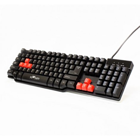 Red Fighter K1, klawiatura US, do gry, podświetlona rodzaj przewodowa (USB), czarna, 3 kolory podświetlania Red Fighter K1, klawiatura US, do gry, podświetlona rodzaj przewodowa (USB), czarna, 3 kolory podświetlania
