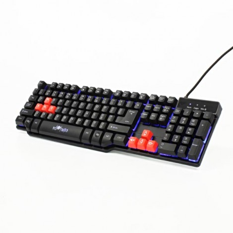 Red Fighter K1, klawiatura US, do gry, podświetlona rodzaj przewodowa (USB), czarna, 3 kolory podświetlania Red Fighter K1, klawiatura US, do gry, podświetlona rodzaj przewodowa (USB), czarna, 3 kolory podświetlania