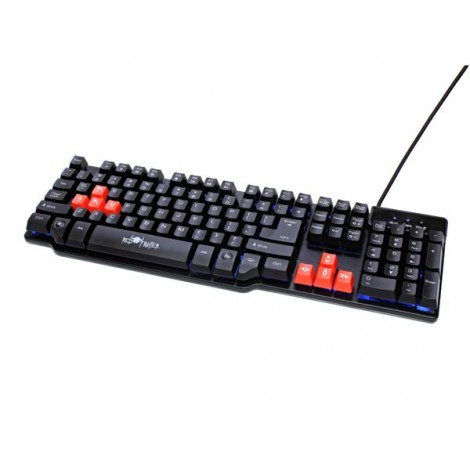 Red Fighter K1, klawiatura US, do gry, podświetlona rodzaj przewodowa (USB), czarna, 3 kolory podświetlania Red Fighter K1, klawiatura US, do gry, podświetlona rodzaj przewodowa (USB), czarna, 3 kolory podświetlania