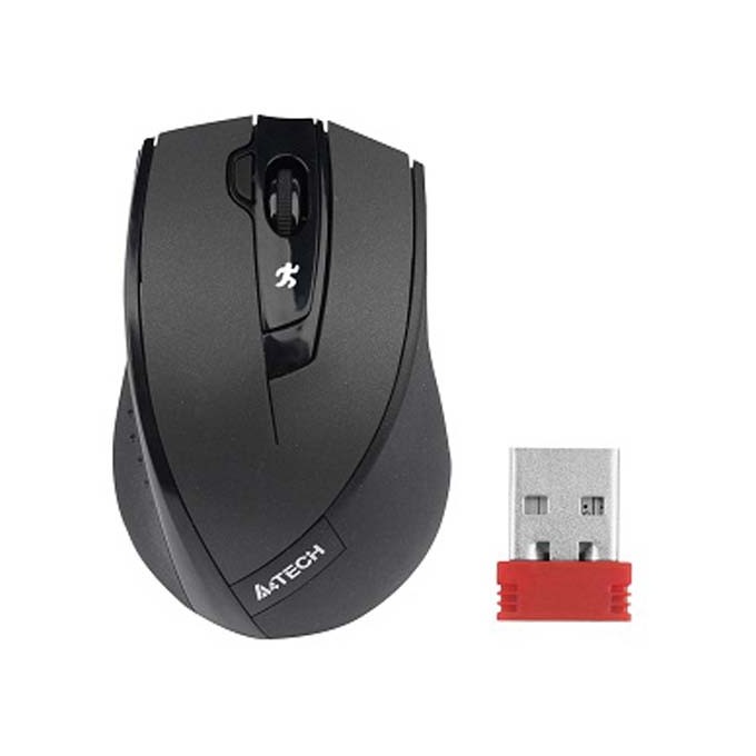 A4Tech 9300F, zestaw klawiatura z myszą optyczną bezprzewodową, AAA, CZ/US, klasyczna, 2.4 [GHz], bezprzewodowa, 