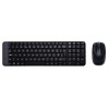 Logitech MK220, zestaw klawiatura z myszą optyczną bezprzewodową, AAA, US, klasyczna, 2.4 [Ghz], bezprzewodowa, 