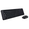 Logitech MK220, zestaw klawiatura z myszą optyczną bezprzewodową, AAA, US, klasyczna, 2.4 [Ghz], bezprzewodowa, 