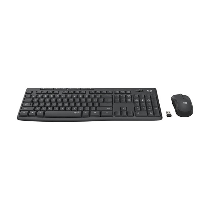 Logitech MK295, zestaw klawiatura z myszą optyczną bezprzewodową, AAA, CZ, multimedialny, 2.4 [GHz], bezprzewodowa, 