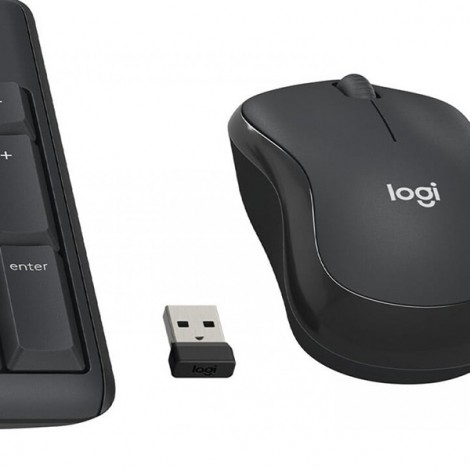 Logitech MK295, zestaw klawiatura z myszą optyczną bezprzewodową, AAA, CZ, multimedialny, 2.4 [GHz], bezprzewodowa, 