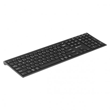 Powerton UltraSlim, klawiatura integrovaná, CZ/SK, Multi-Device rodzaj 2.4 GHz Dongle + Dual Bluetooth, bezprzewodowa, 