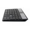Powerton SolarSlim, Klawiatura zasilana solarnie integrovaná, US, Multi-Device rodzaj 2.4 GHz Dongle + Dual Bluetooth, 