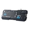 E-blue Polygon, klawiatura US, do gry, odporna na zalanie rodzaj przewodowa (USB), czarna, EOL