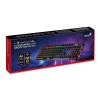 Genius GX Gaming Scorpion K12 Copilot, klawiatura CZ/SK, do gry, przewodowa (USB), czarna, mechaniczna Genius GX Gaming Scorpion K12 Copilot, klawiatura CZ/SK, do gry, przewodowa (USB), czarna, mechaniczna