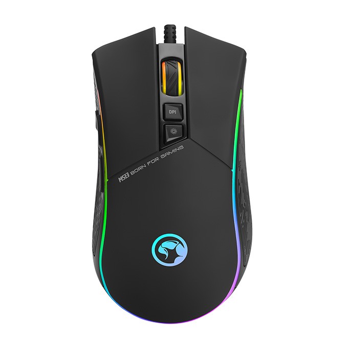 Marvo CM305, RGB zestaw klawiatura + mysz i słuchawki dla graczy, US, do gry, membranowa rodzaj przewodowa (USB), 