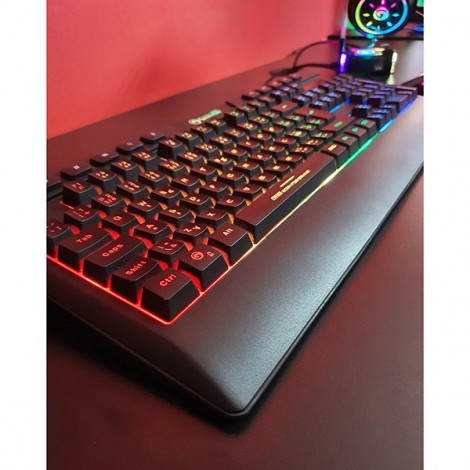 Marvo CM305, RGB zestaw klawiatura + mysz i słuchawki dla graczy, US, do gry, membranowa rodzaj przewodowa (USB), 