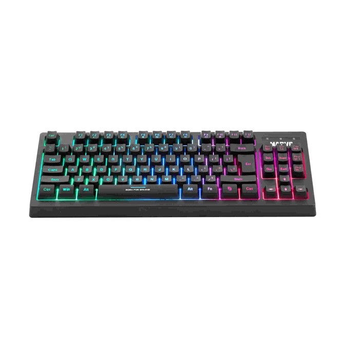 Marvo CM310 EN, RGB zestaw klawiatura + mysz i podkładka dla graczy, US, do gry, membranowa rodzaj przewodowa (USB), 
