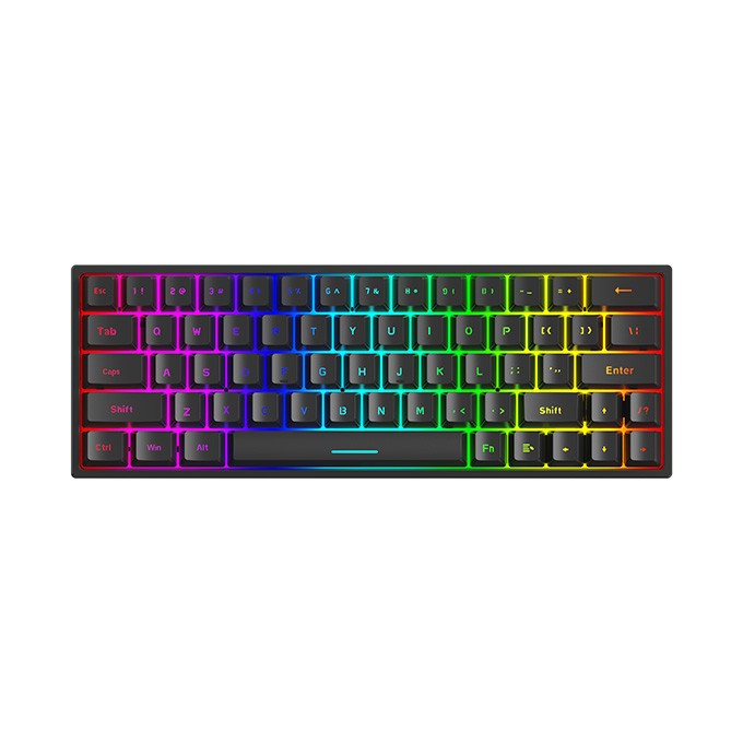 Marvo SHOGO 63W, klawiatura US, Tri-mode, mechaniczna, RGB