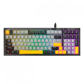 Marvo SOLDAT S50B, klawiatura US, do gry, przewodowa (USB), czarna, podświetlenie