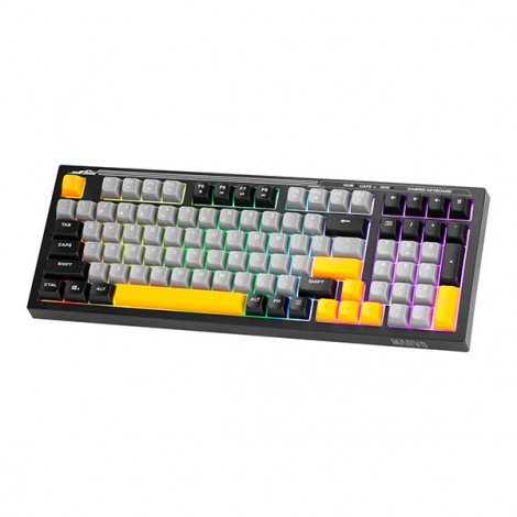 Marvo SOLDAT S50B, klawiatura US, do gry, przewodowa (USB), czarna, podświetlenie Marvo SOLDAT S50B, klawiatura US, do gry, przewodowa (USB), czarna, podświetlenie