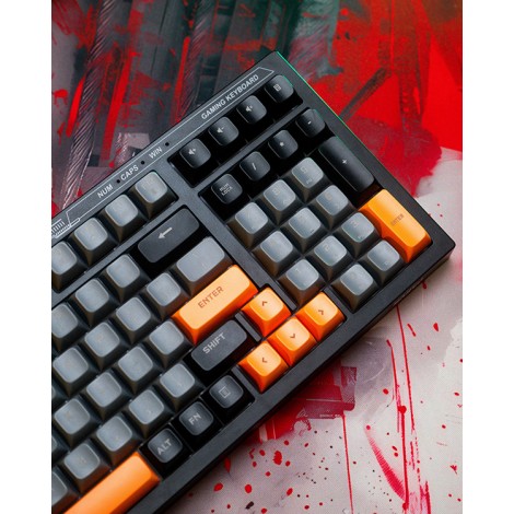 Marvo SOLDAT S50B, klawiatura US, do gry, przewodowa (USB), czarna, podświetlenie Marvo SOLDAT S50B, klawiatura US, do gry, przewodowa (USB), czarna, podświetlenie