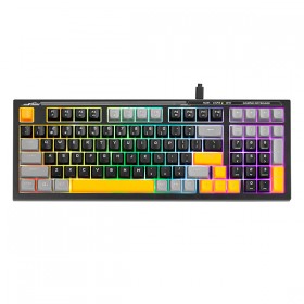 Marvo SOLDAT S50A, klawiatura US, do gry, przewodowa (USB), czarna, podświetlenie